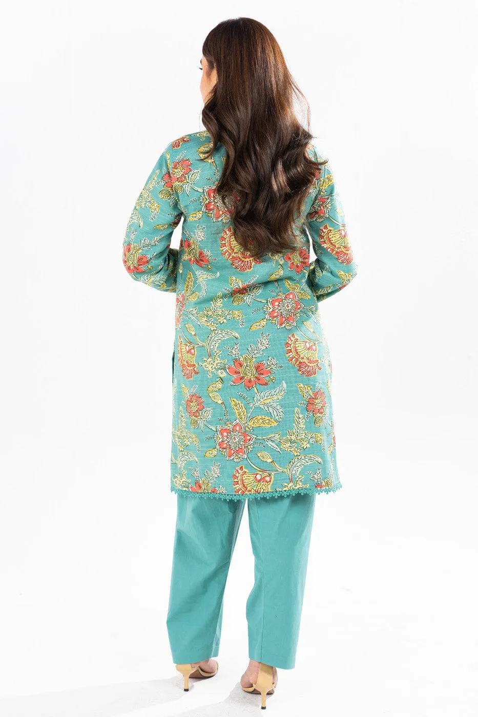 1 Pc Printed Khaddar Shirt 