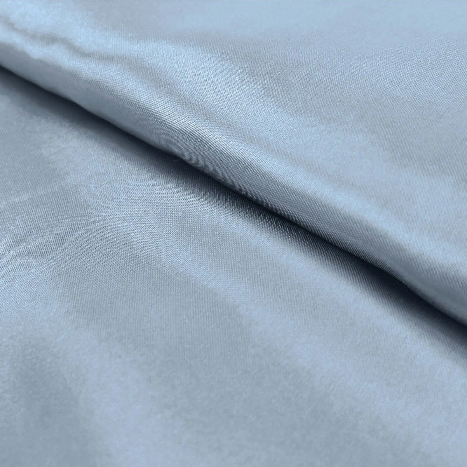 10 Yards x 54" Dusty Blue Satin Fabric Bolt