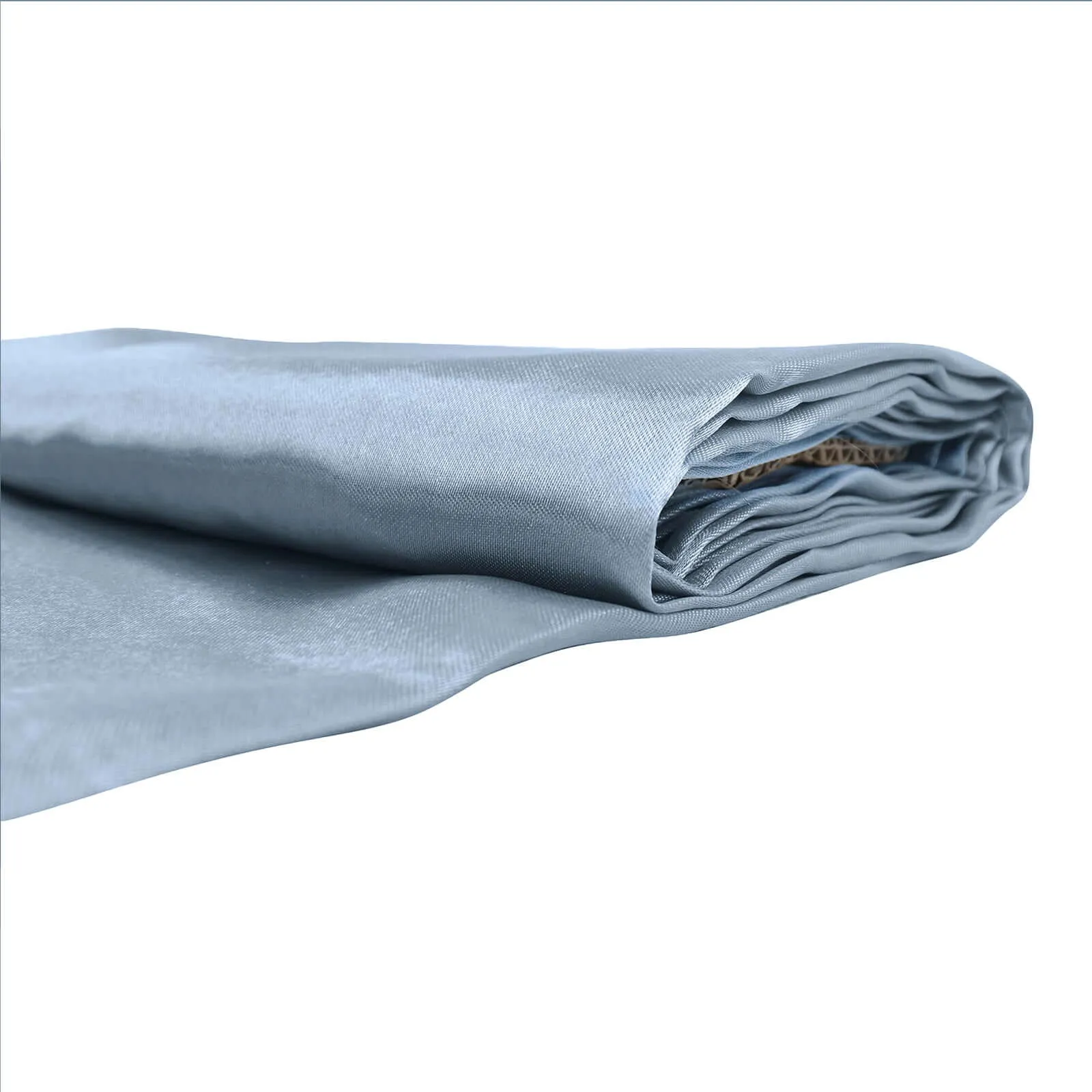 10 Yards x 54" Dusty Blue Satin Fabric Bolt