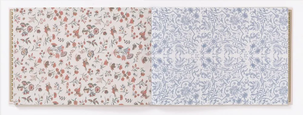 100 Papers with Classical Floral Patterns