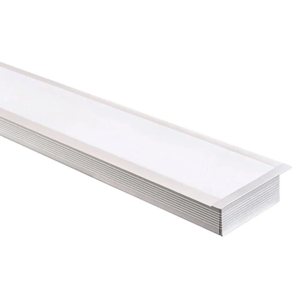 100mm x 35mm Silver Large Deep Aluminium Winged LED Profile Havit Lighting - HV9695-9835