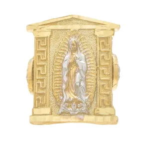 10K GOLD SANTA MUERTE TRAPHOUSE RING 14.1G