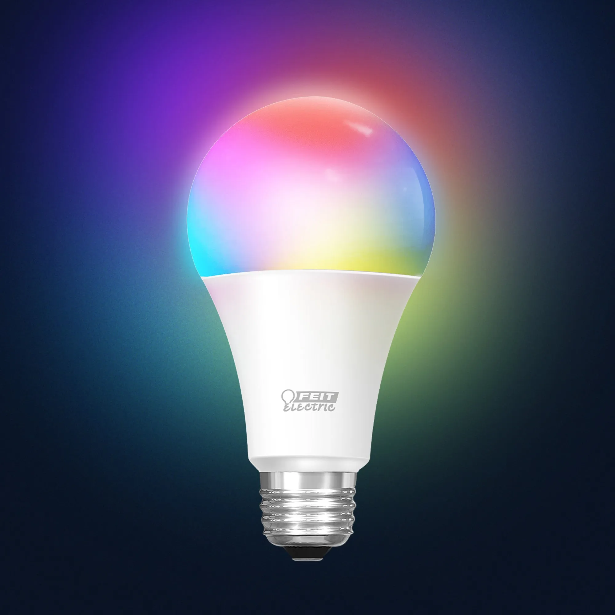 17.7W (100W Replacement) Color Changing E26 Base A21 Dimmable Smart Wi-Fi LED Bulb