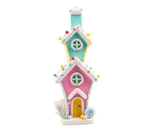 22" Pastel Candy Tiered House