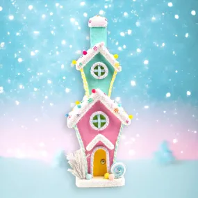 22" Pastel Candy Tiered House