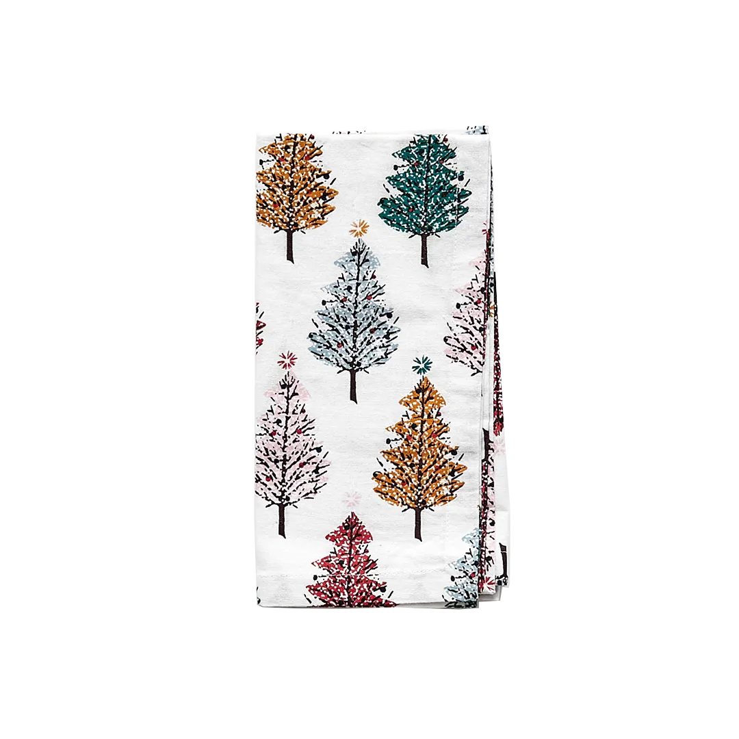 4-Pack Napkin Set-Multi Christmas Trees