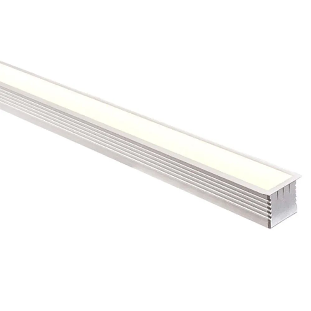 44mm x 35mm Silver Square Winged Large Aluminium LED Profile Havit Lighting - HV9695-4435