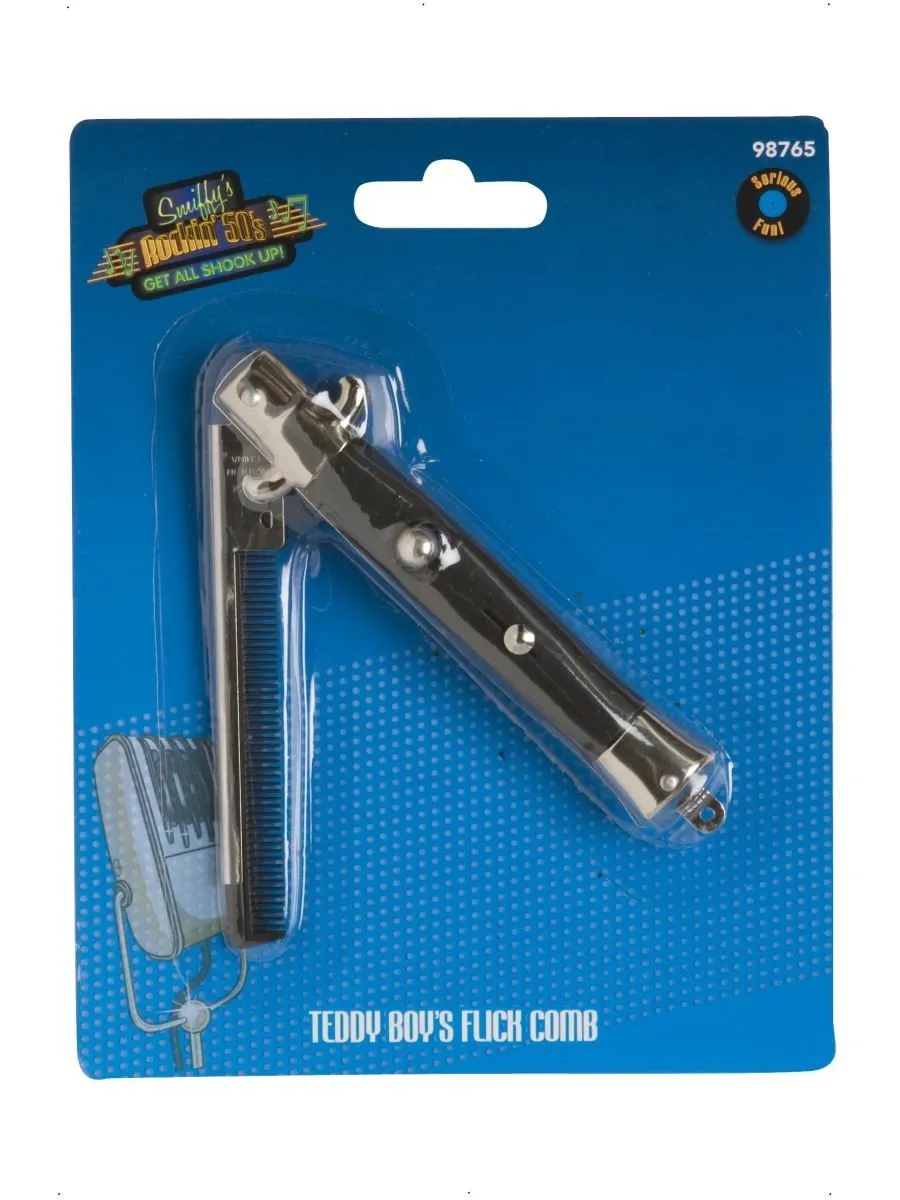 50s Style Teddy Boy Flick Comb