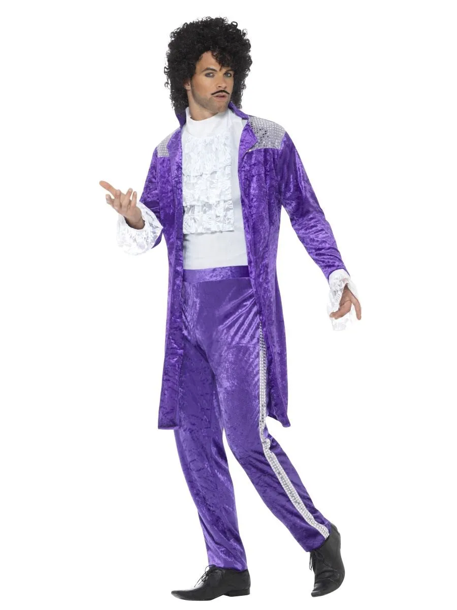 80s Purple Musician Costume