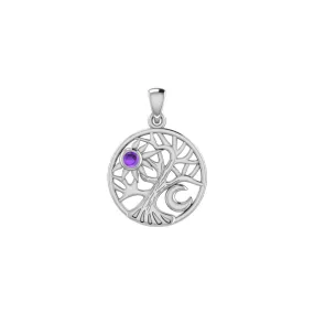 A beautiful surprise in the Tree of Life ~ Sterling Silver Pendant TPD4292