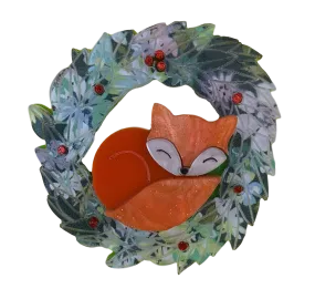 Abby Christmas Wreath - Brooch