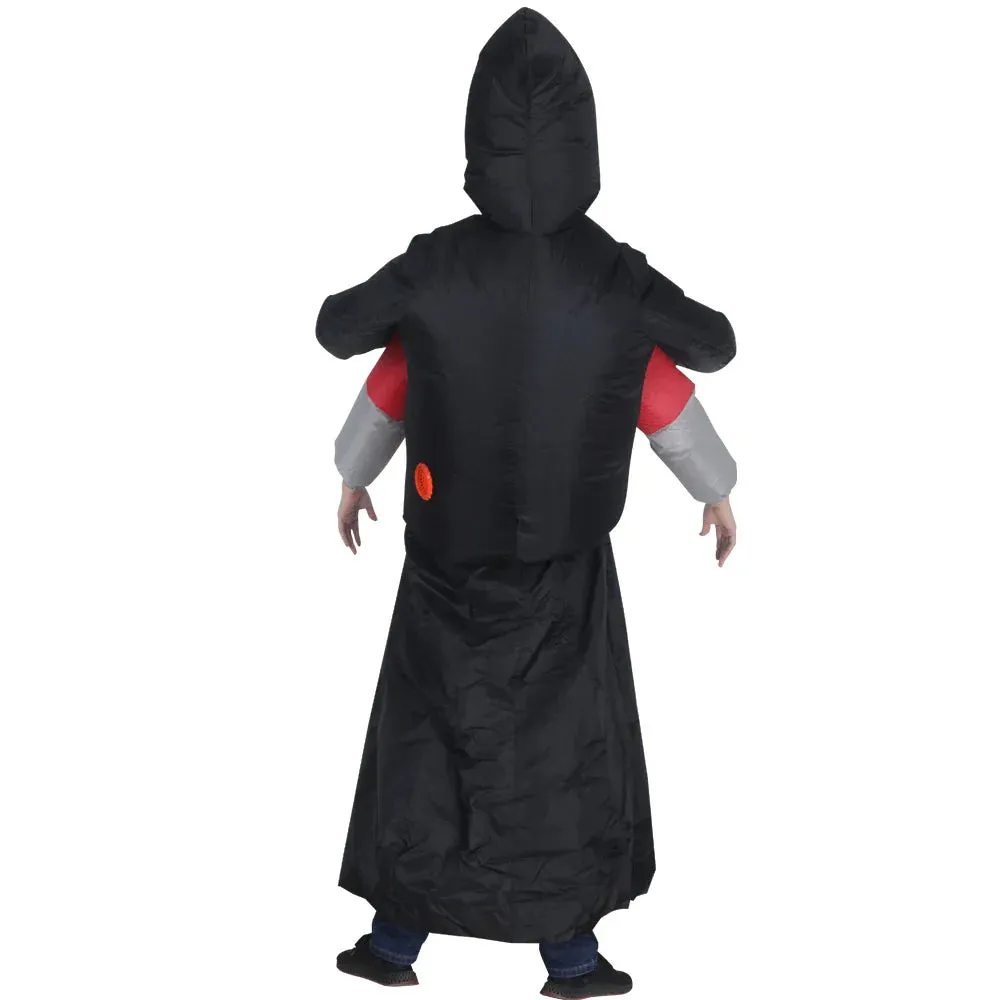 Adult Kids Death Ghost ET Alien Inflatable Funny Anime Fancy Costume