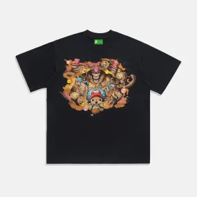 AG®Anime Contrast Elk Washed T-Shirt