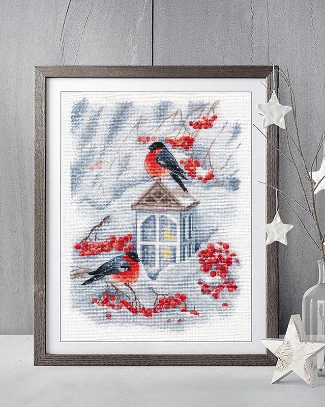 And it`s snowing, Christmas 1415 Counted Cross Stitch Kit