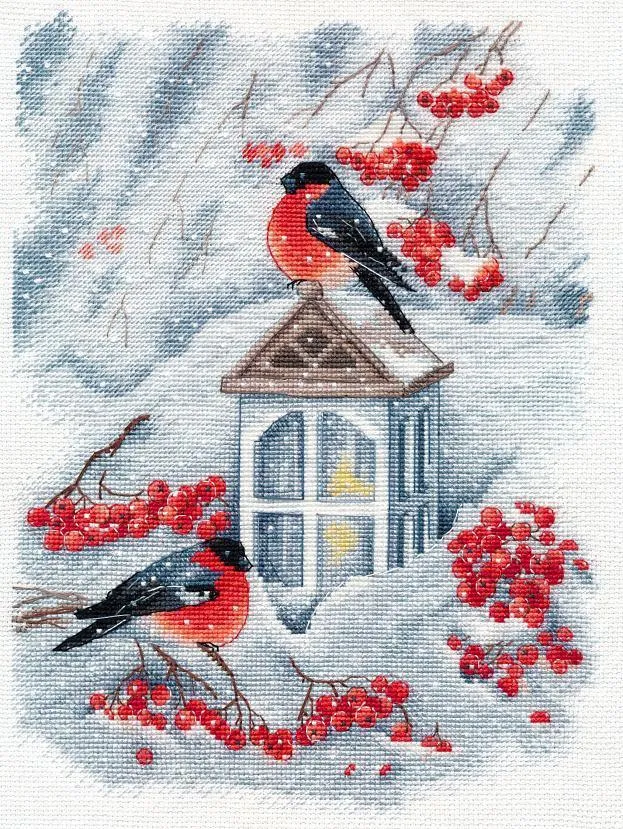 And it`s snowing, Christmas 1415 Counted Cross Stitch Kit