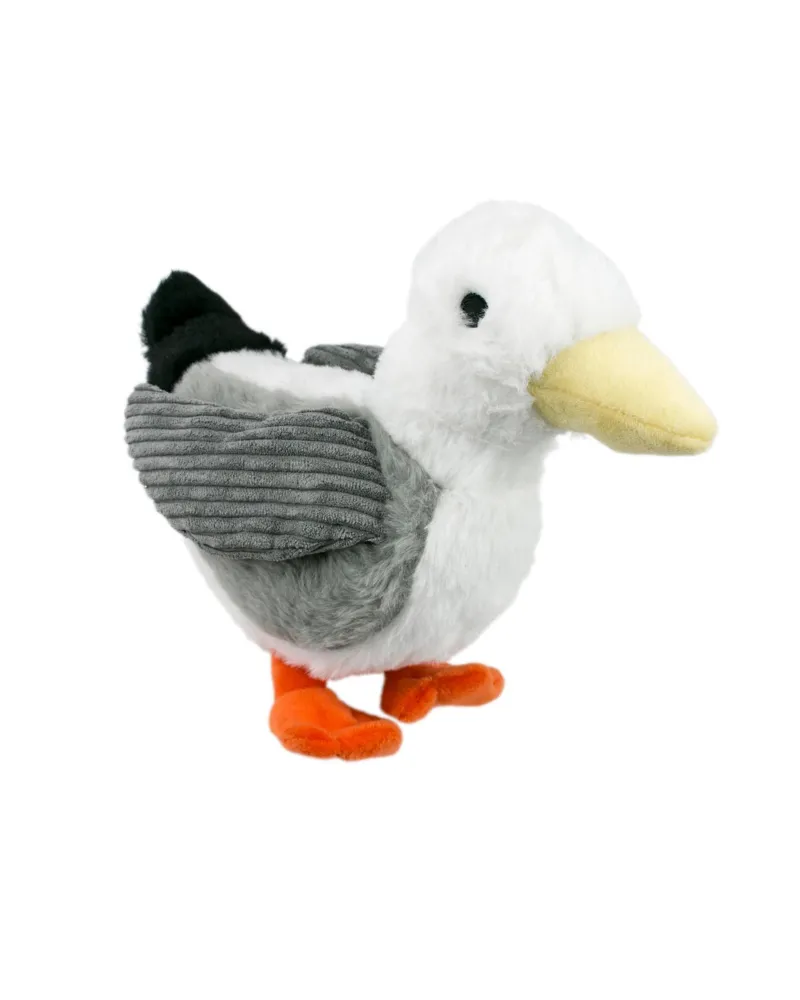 Animated Seagull Plush Dog Toy