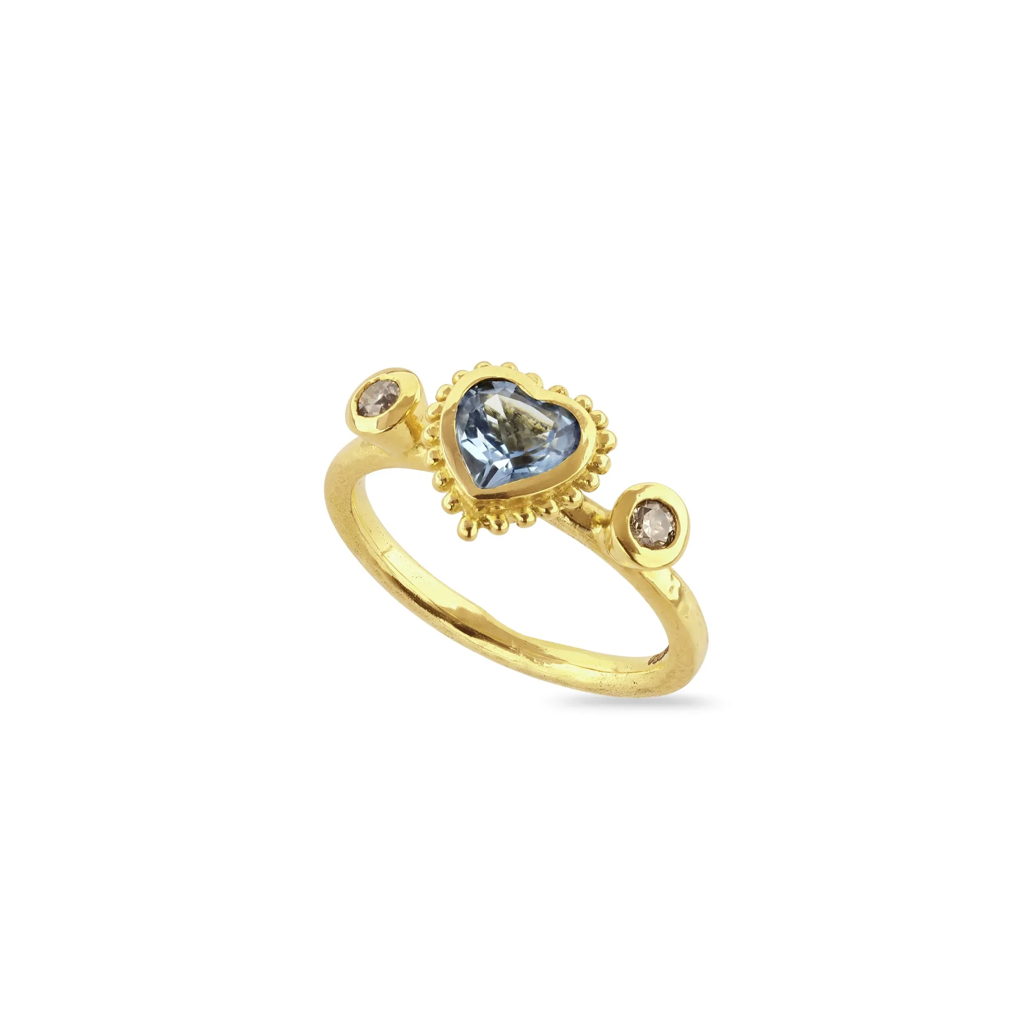 Aquamarine Tutti Frutti Ring