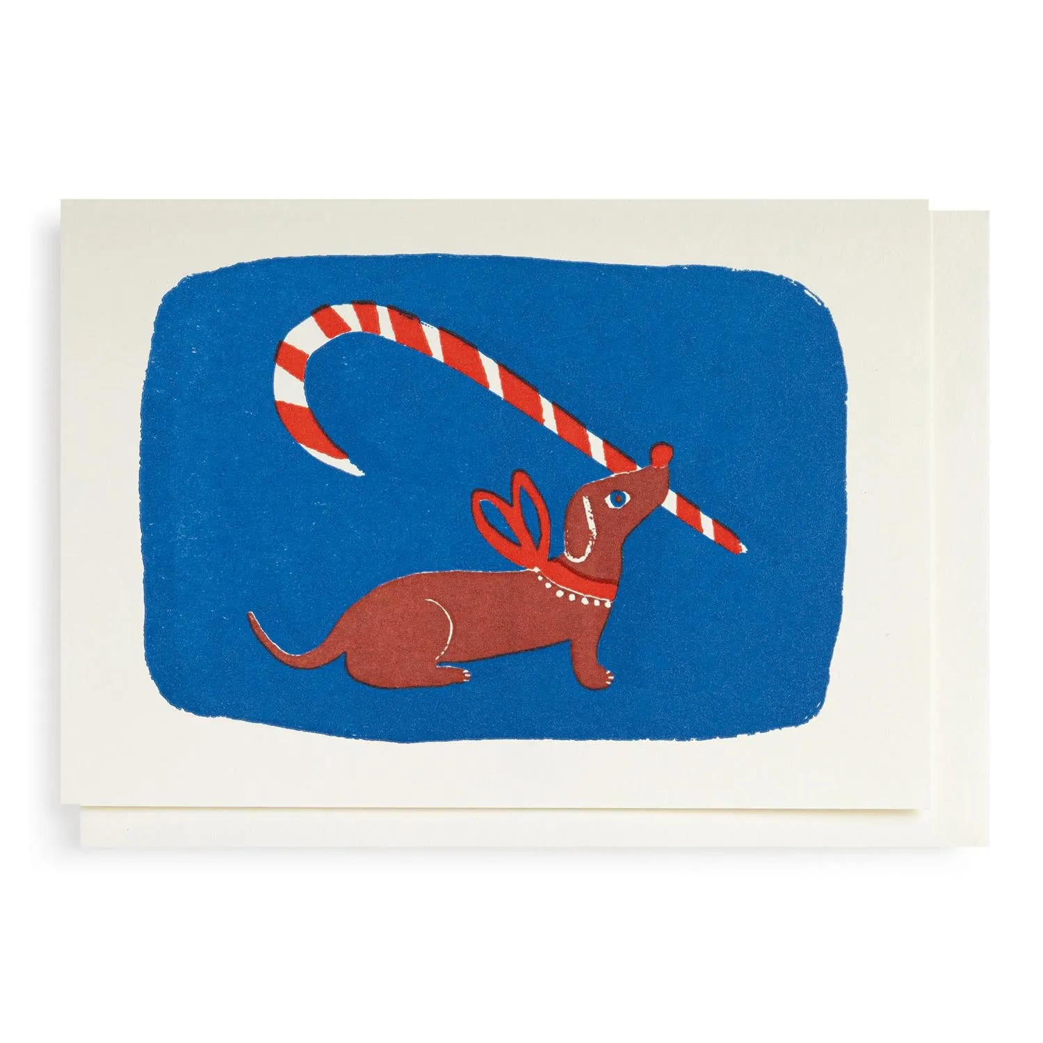 Archivist - Card 12,5x9 - Candy Cane Dog