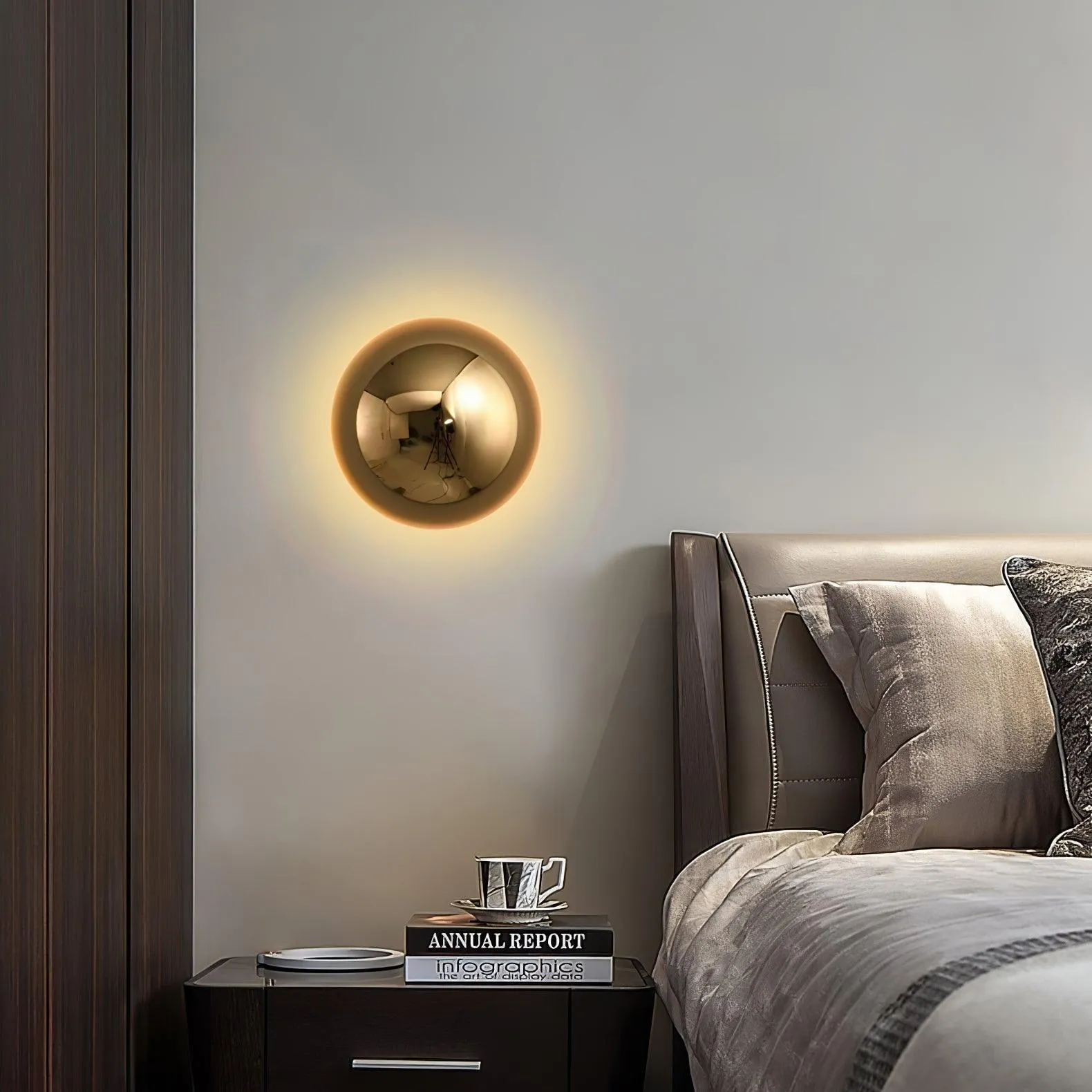 Aurum Sphere Wall Sconce