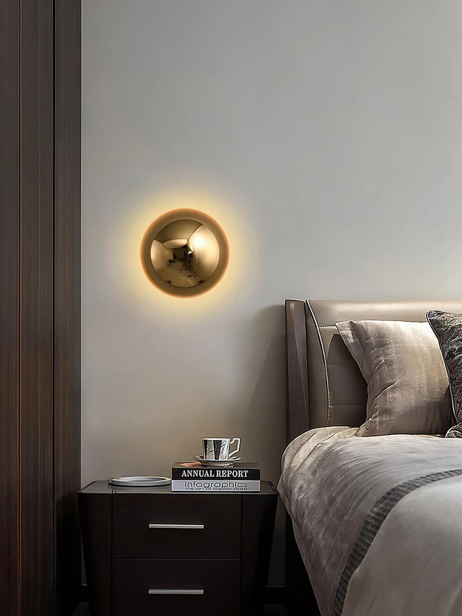 Aurum Sphere Wall Sconce