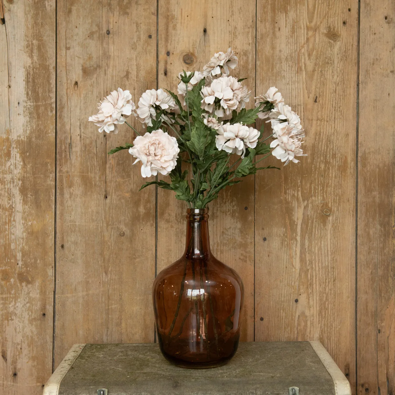 Autumn Cream 25.5" Scabiosa Spray