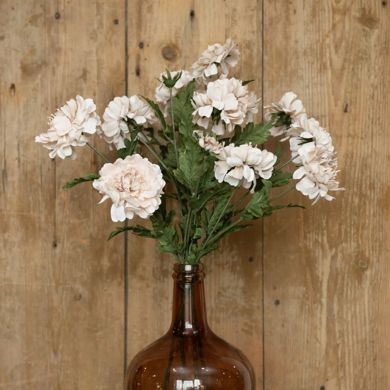 Autumn Cream 25.5" Scabiosa Spray