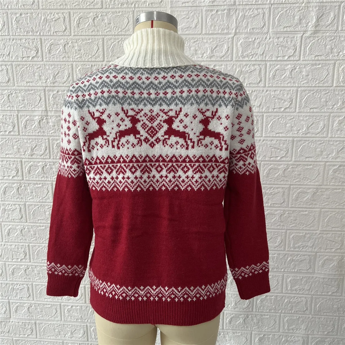 Autumn Winter New Year Christmas Sweater Casual Knitted Pullover