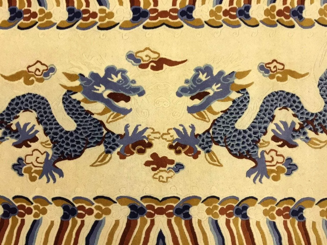 Awesome Tibetan Dragon Carpet