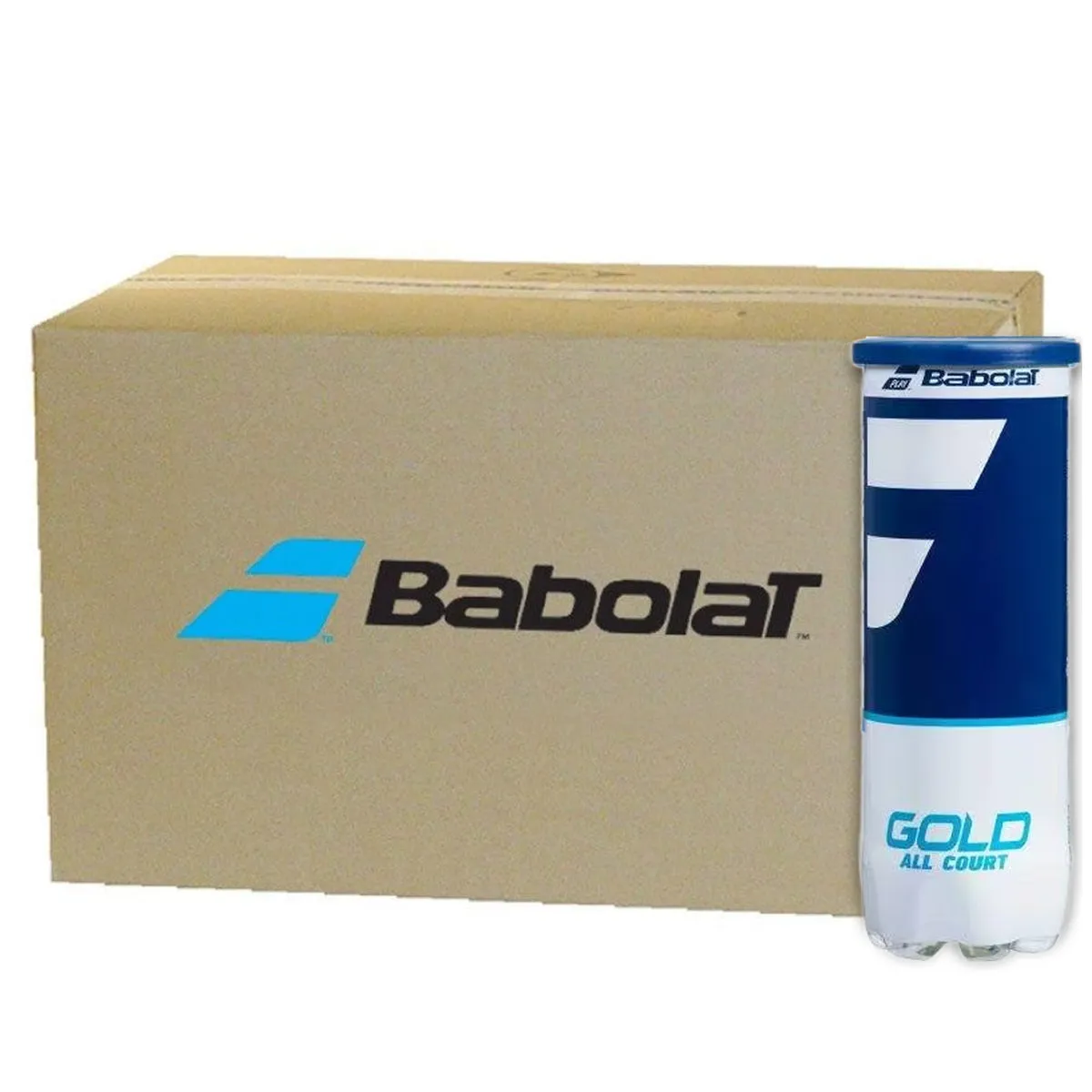 Babolat Gold All Court X3 Tennis Balls Carton (24 Cans)