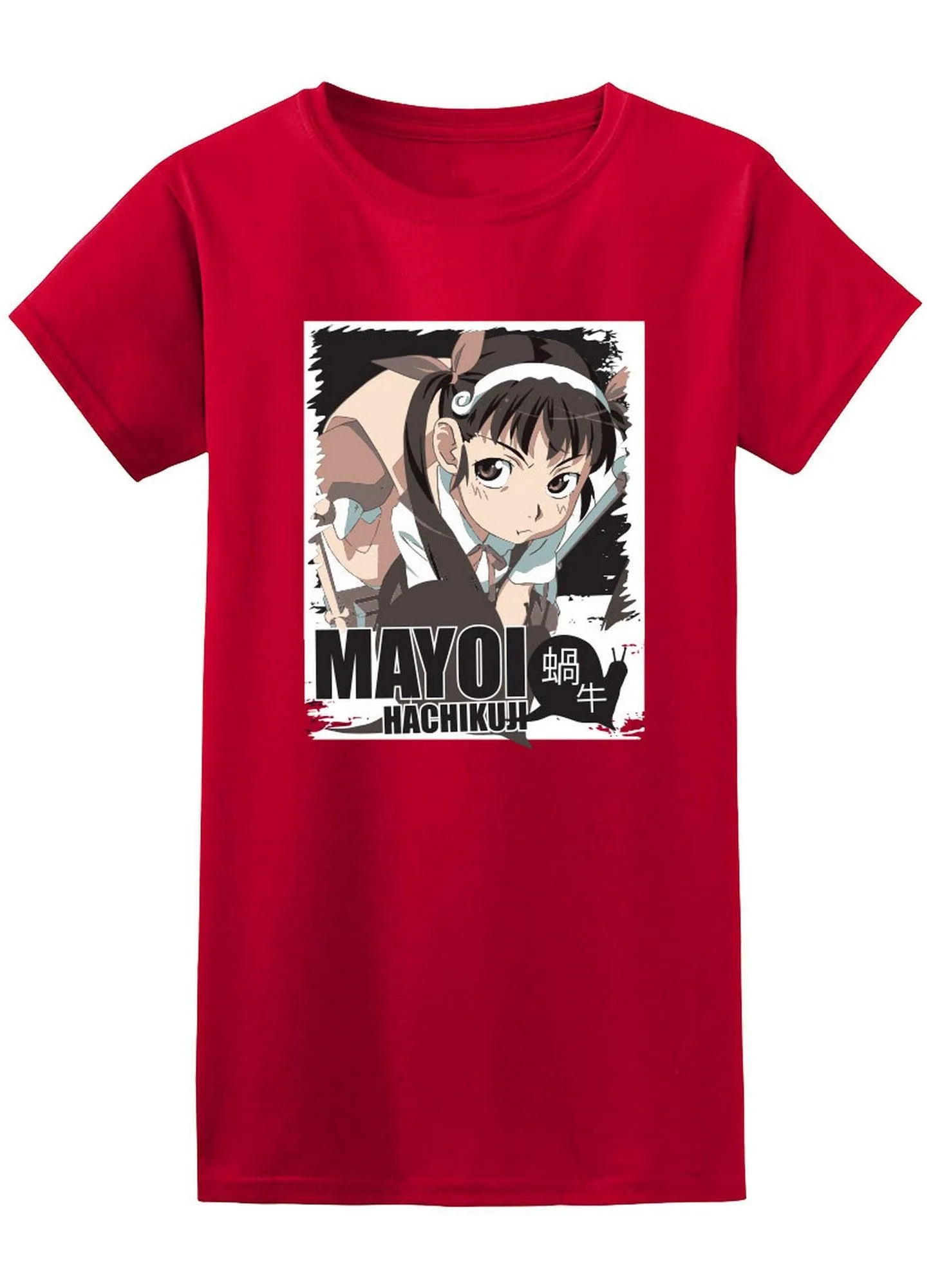 Bakemonogatari Mayoi Jr. Red T-Shirt