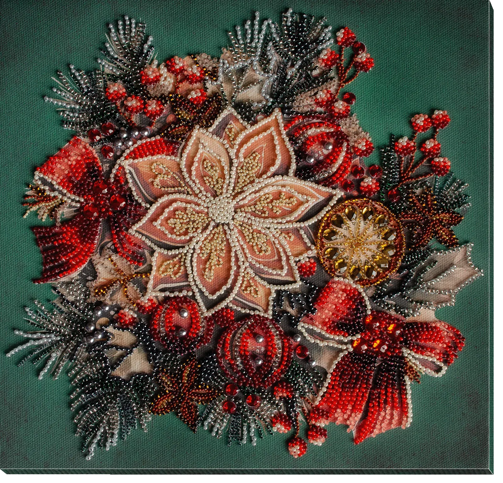 Bead Embroidery Kit - The taste of Christmas AB-915