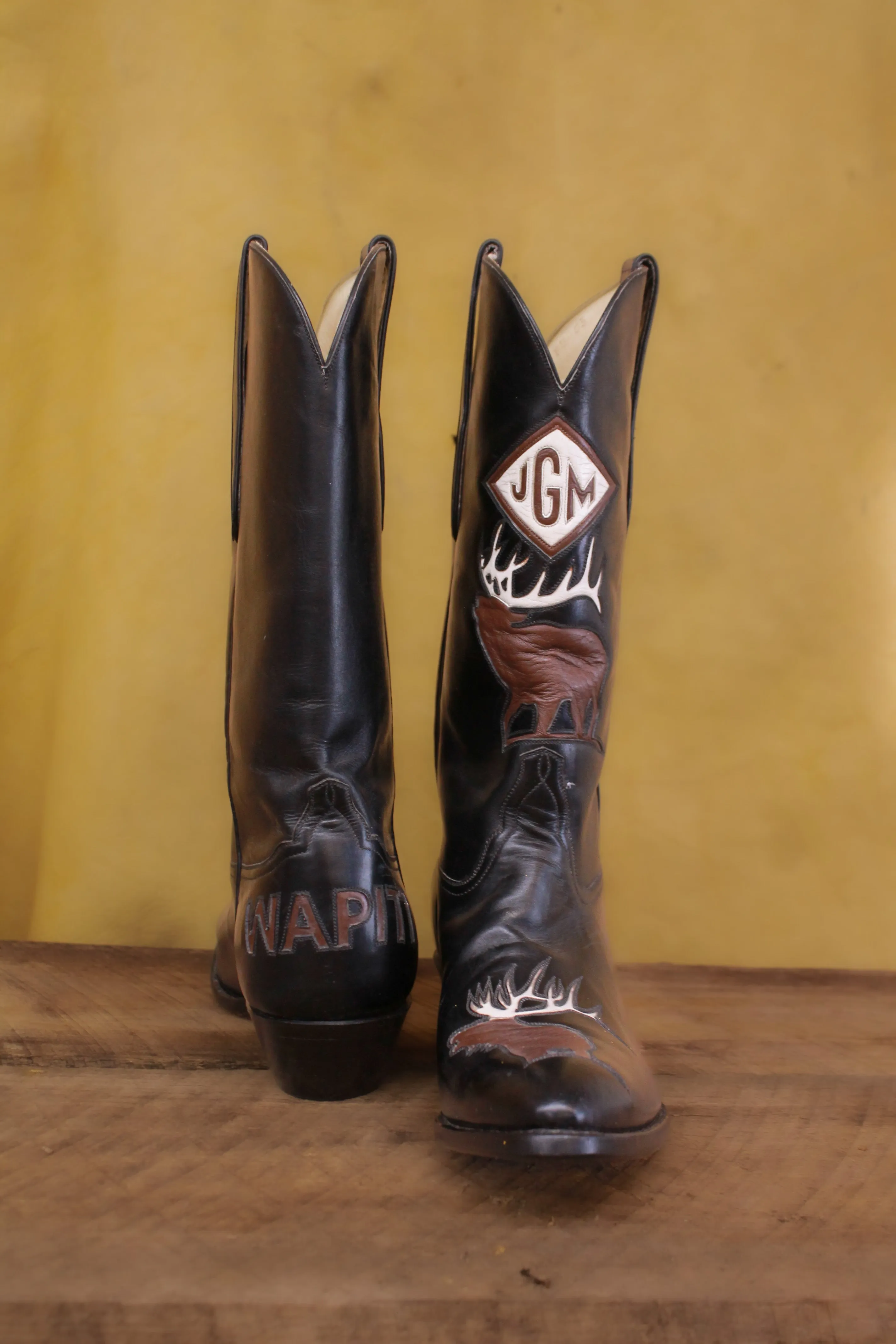 Black Calf Wapiti Elk Inlay 911