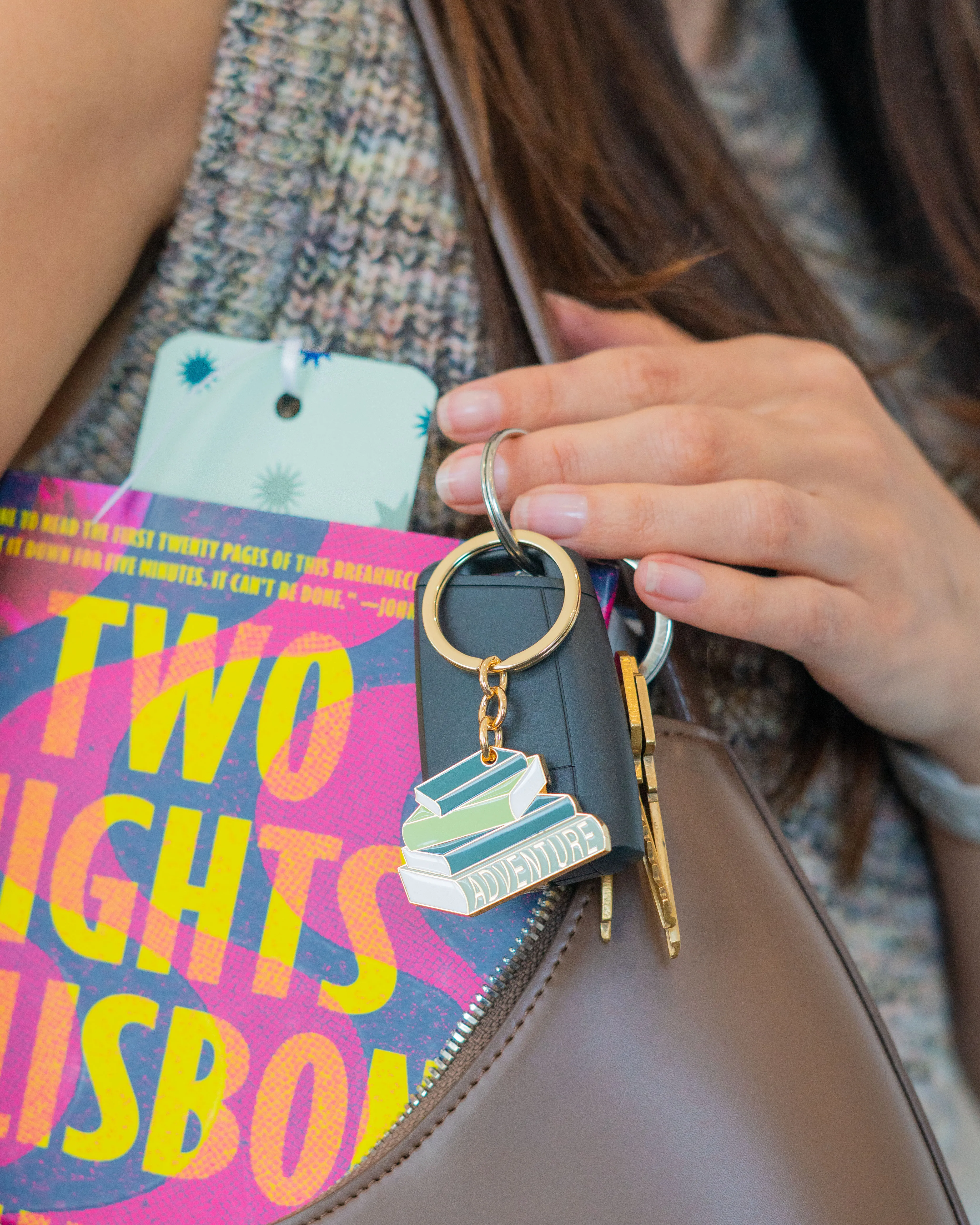 Book Lover's Keychain