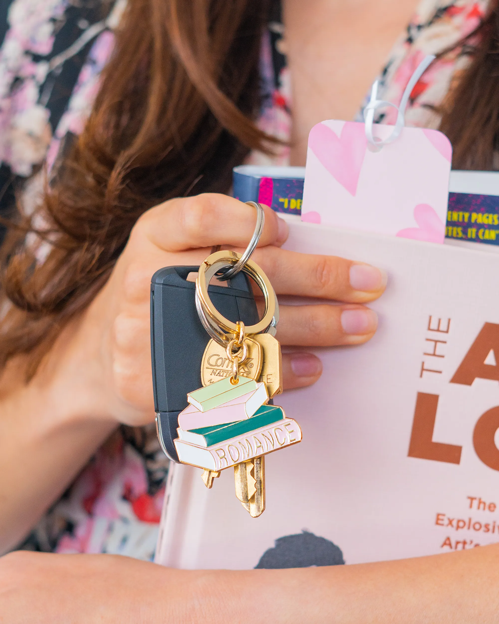 Book Lover's Keychain