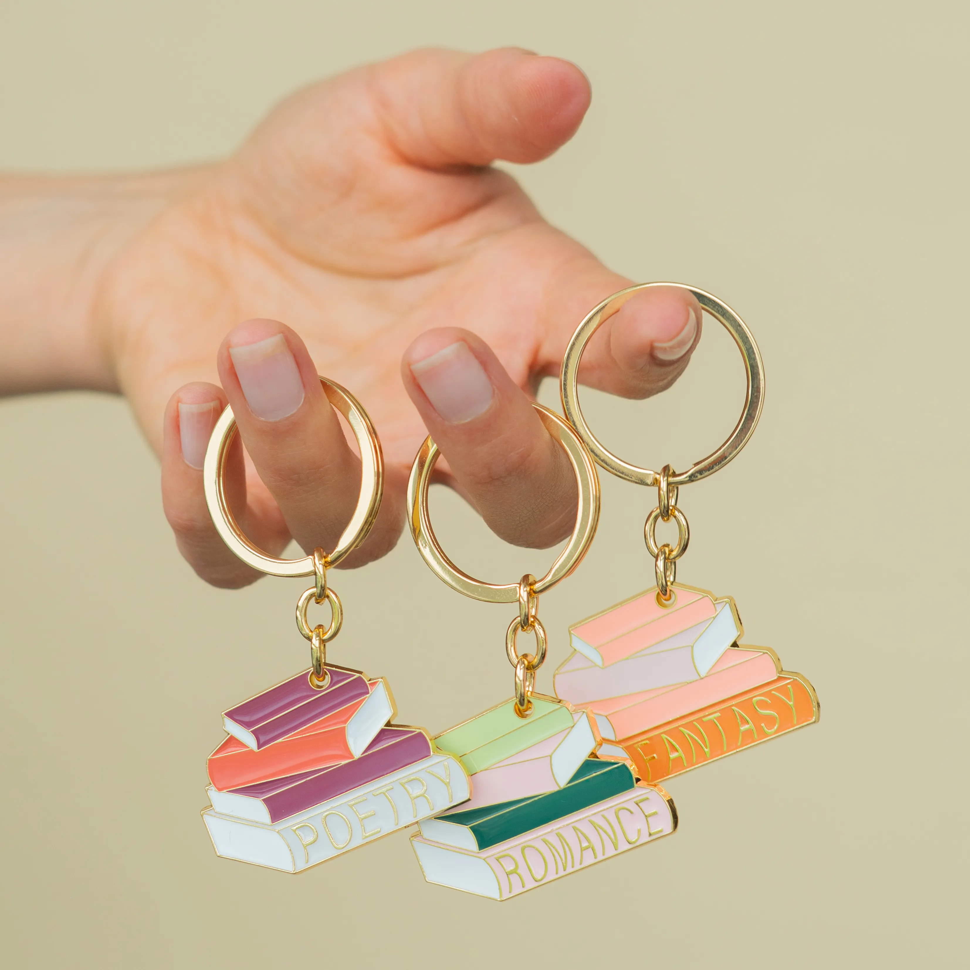 Book Lover's Keychain