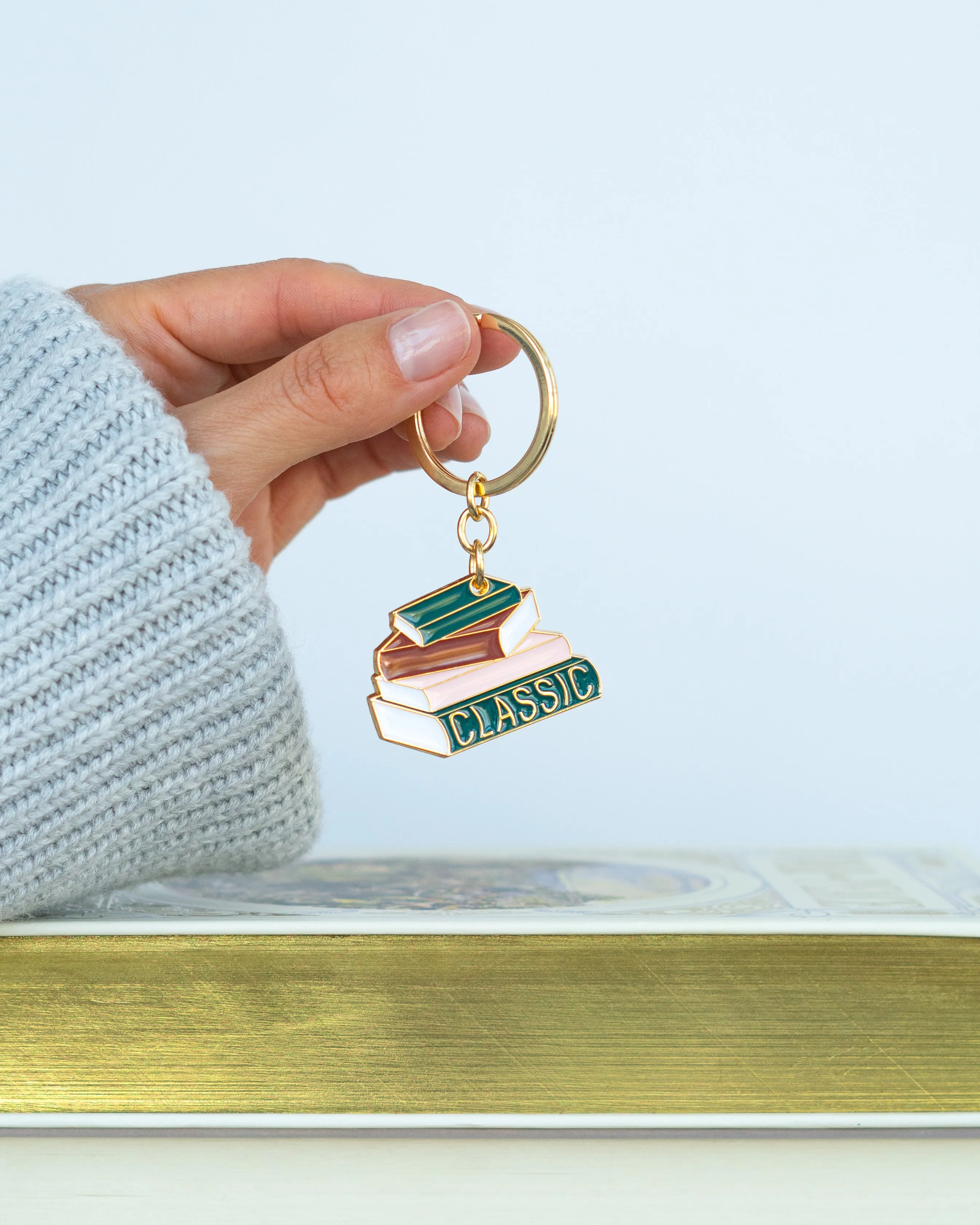 Book Lover's Keychain