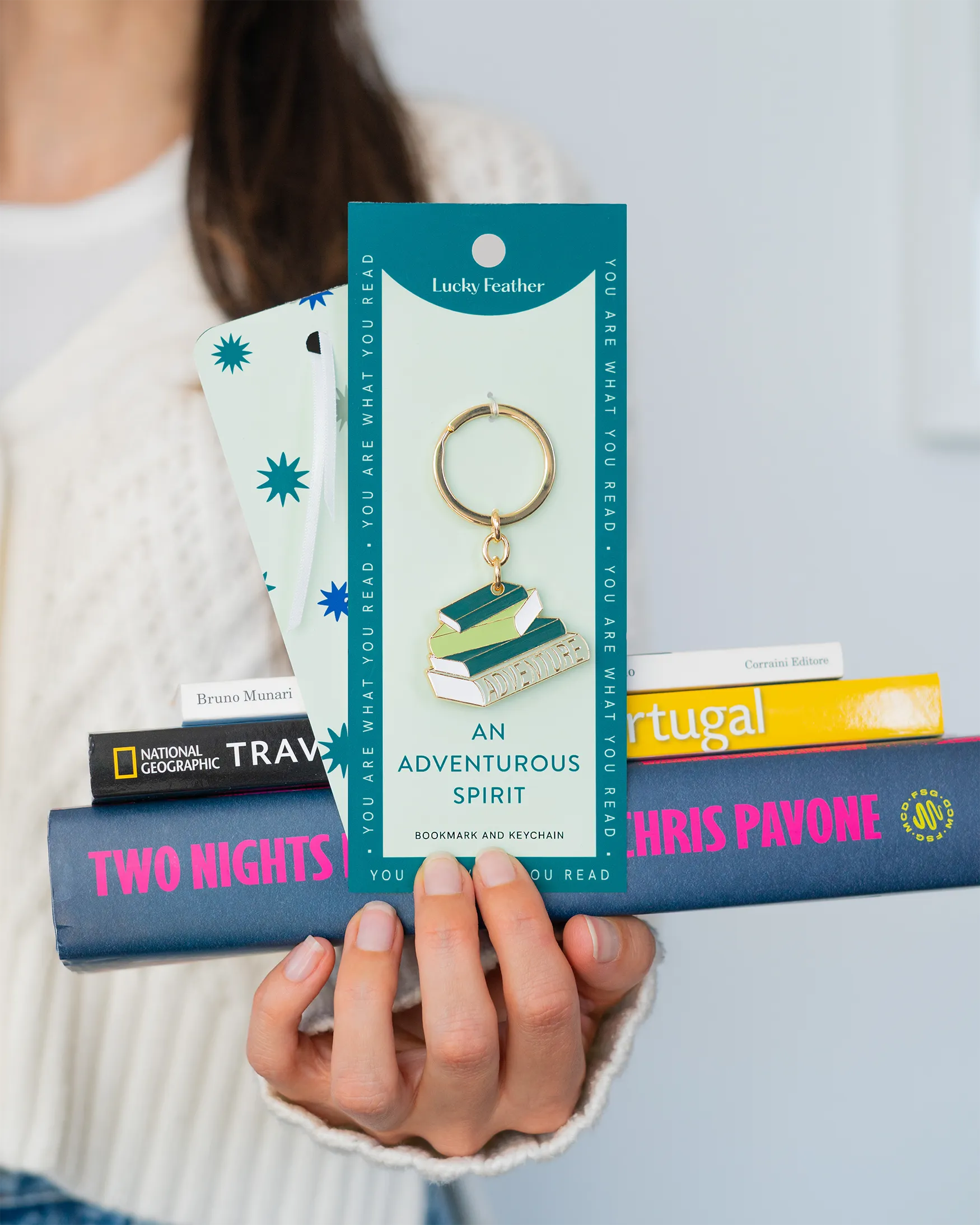 Book Lover's Keychain