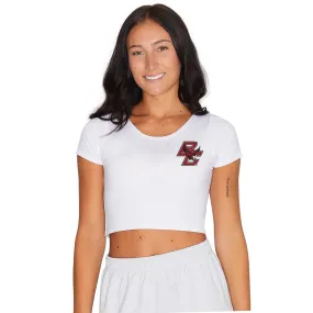 Boston College White Babydoll Tee