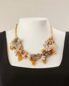 Bouquet Choker - Gold & Copper