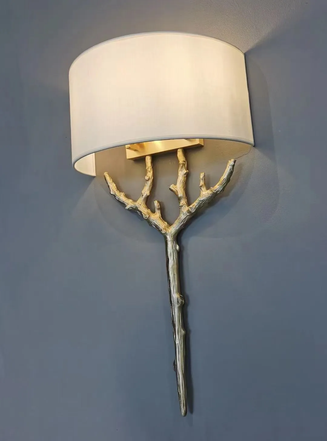 Brass Branch Wall Lamp