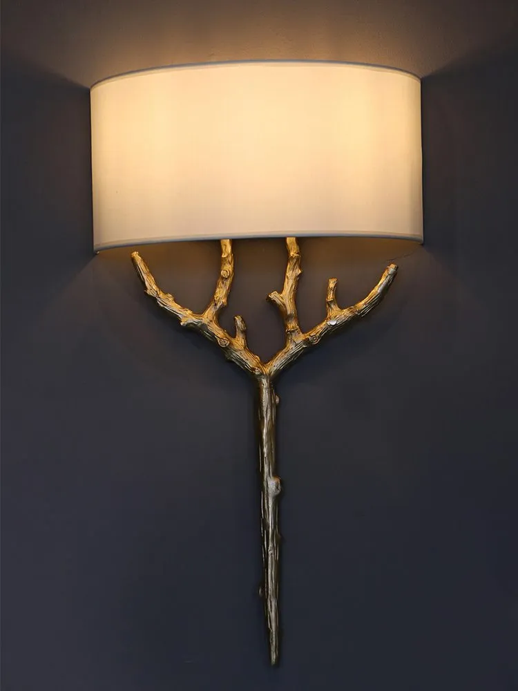 Brass Branch Wall Lamp