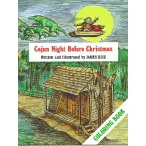 Cajun Night Before Christmas Coloring Book