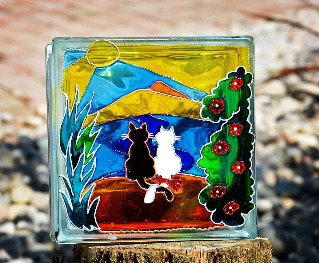 Cats at Seaside Sun Catcher