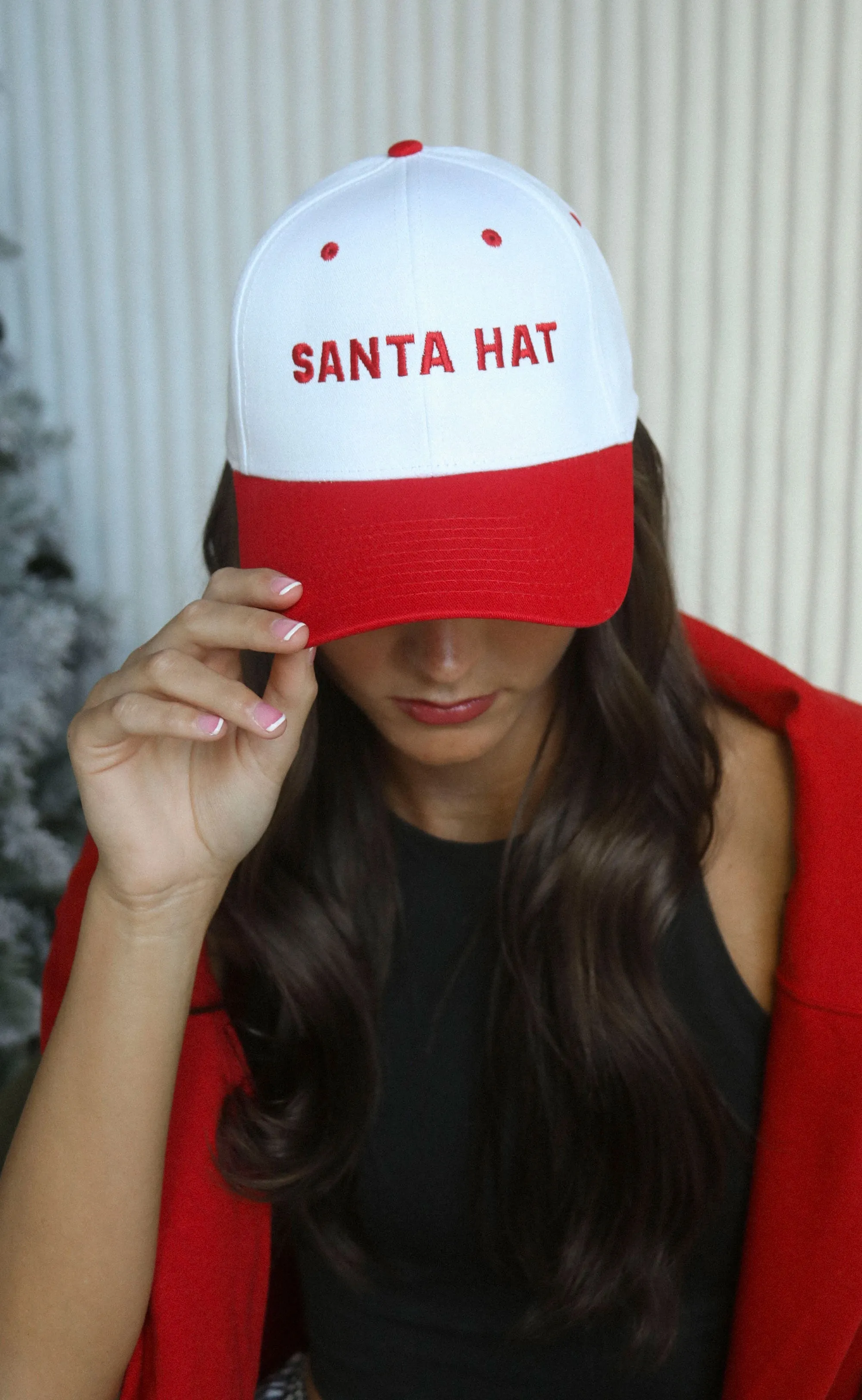 charlie southern: santa hat trucker hat