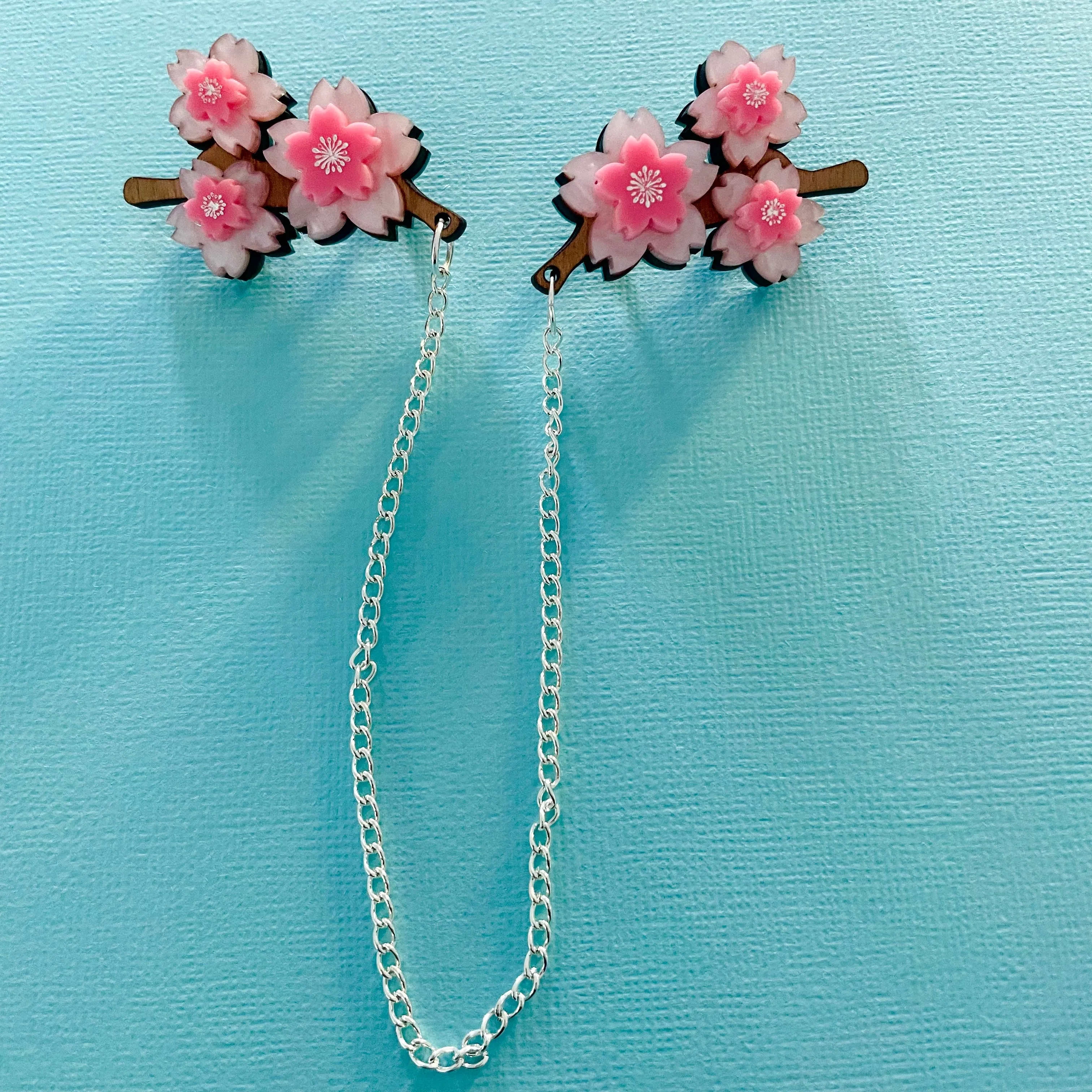 Cherry Blossom - Cardi clips