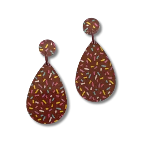 Chocolate sprinkle  - Earrings