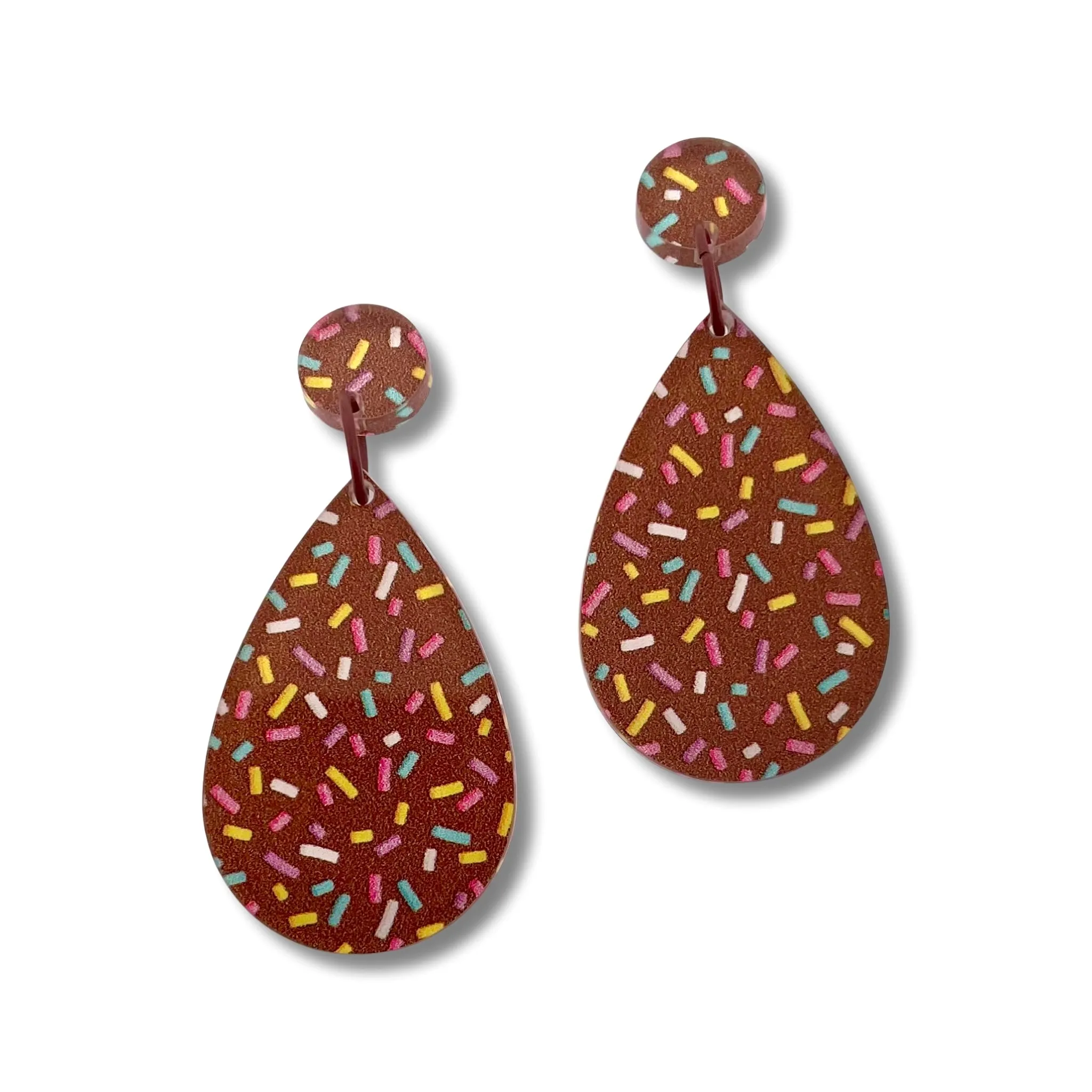 Chocolate sprinkle  - Earrings