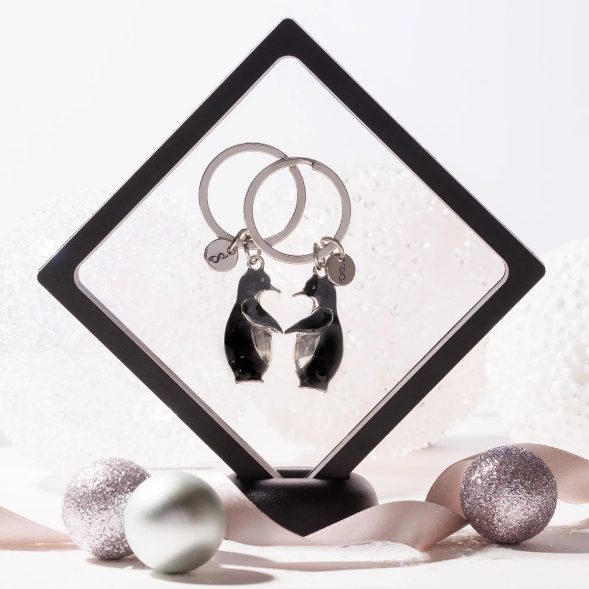 Christmas Penguin Keyring