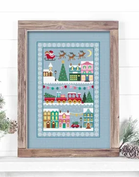 Christmas Town Cross Stitch Kit, Little Dove Designs