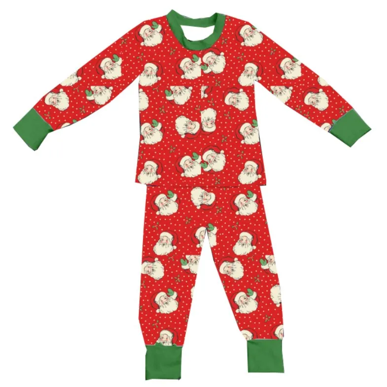 CHRISTMAS  VINTAGE SANTA UNISEX PJS